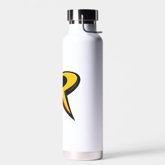 Robin inspired logo water bottle