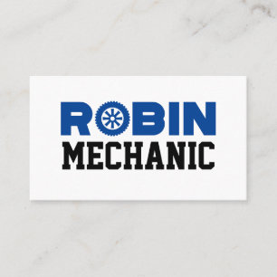 Robin Mechanic Business Card
