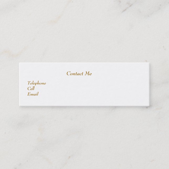 ROBIN MINI BUSINESS CARD (Front)