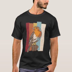 Robin Nature Bird Fan Bird Fan T-Shirt