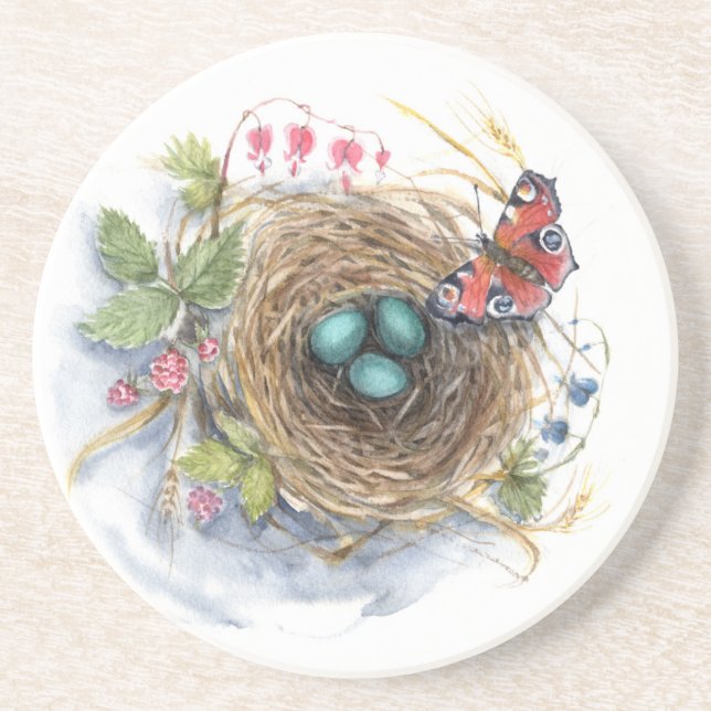Robin Nest Coaster (Front)