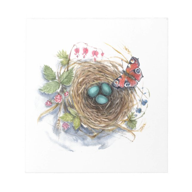Robin Nest Notepad (Front)