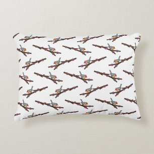 Robin on Sakura Decorative Cushion