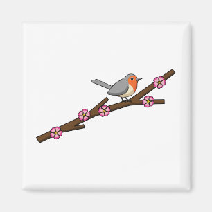 Robin on Sakura Magnet