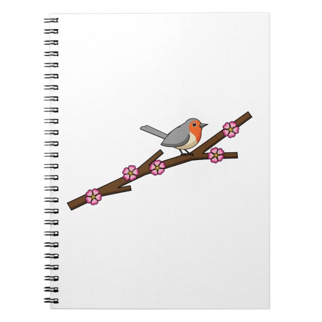 Robin on Sakura Notebook (Front)