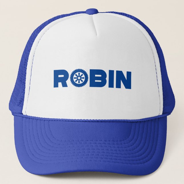Robin Petrol Head Trucker Hat (Front)