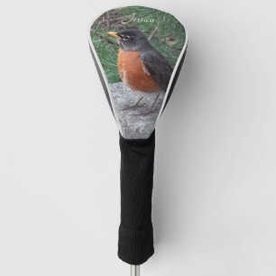 Robin Photo Personalised Name  Golf Head Cover