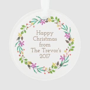 Robin Red Breast, bird of Christmas Ornament