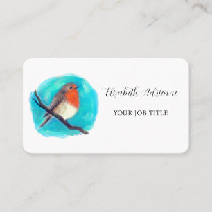 Robin redbreast business card