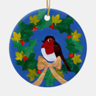 Robin Redbreast Christmas Ornament