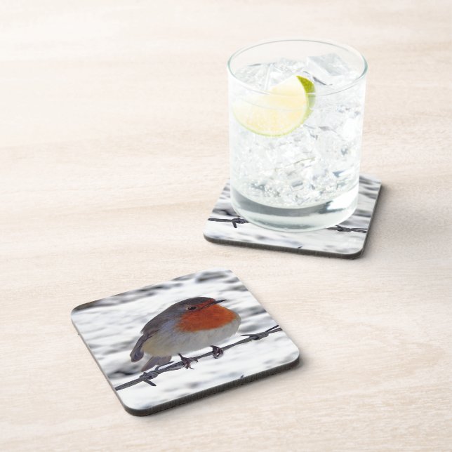 Robin Redbreast Coaster (Right Side)
