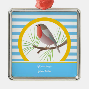 Robin Redbreast custom ornaments