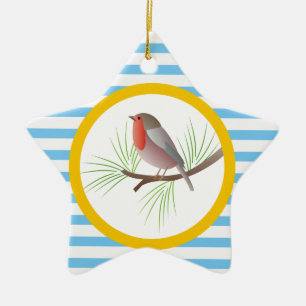Robin Redbreast custom ornaments