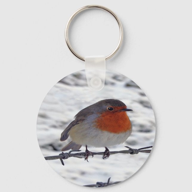 Robin Redbreast Key Ring (Front)