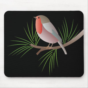 Robin Redbreast Mouse Pad