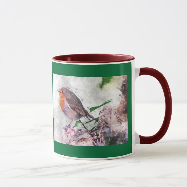 Robin Redbreast Mug (Right)