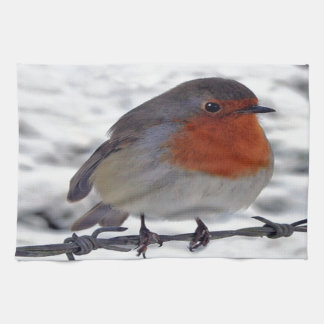 Robin Redbreast Tea Towel