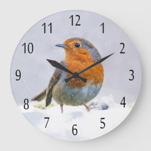 Robin Round (Large) Wall Clock