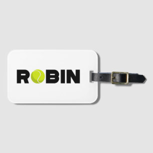Robin Tennis Luggage Tag