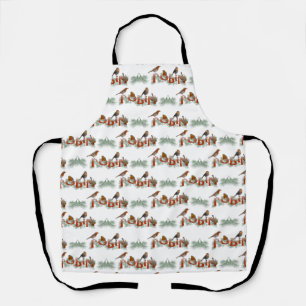 Robin Texture All Over Print Apron