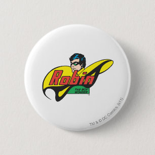 Robin The Boy Wonder 6 Cm Round Badge
