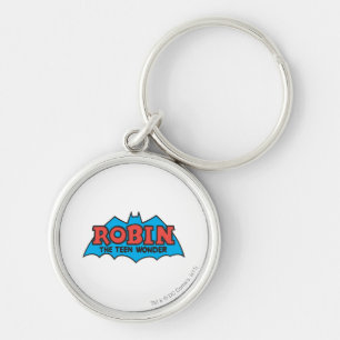 Robin The Teen Wonder Logo Key Ring