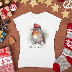 Robin Winter Delight, custom T-Shirt