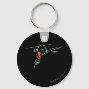 Robin with Staff - Leaps Key Ring