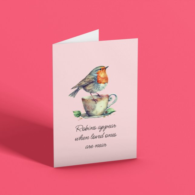 Robins Appear Sympathy Card (Creator Uploaded)