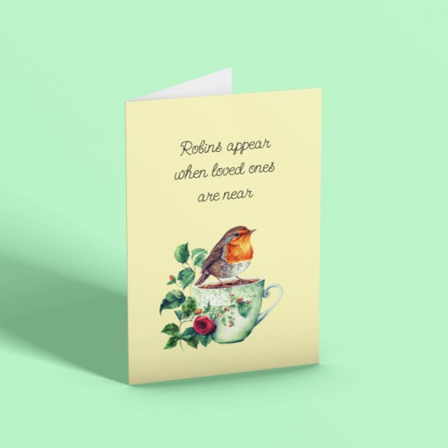 Robins Appear Sympathy Card (Creator Uploaded)