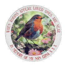 Robins Appear When Loved Ones Are Near Glass