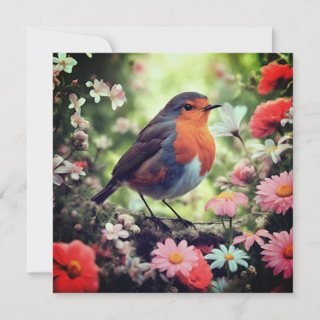 Robins Appear When Loved Ones Are Near Holiday Card (Front)