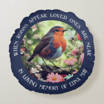 Robins Appear When Loved Ones Are Near Navy Blue