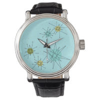 Robin's Egg Blue Atomic Starbursts eWatch