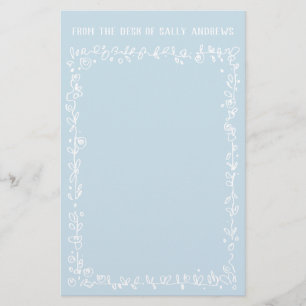 Robin's Egg Blue Desk of Stationery