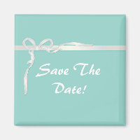 Robin's Egg Blue Jewellery Box with White Ribbon