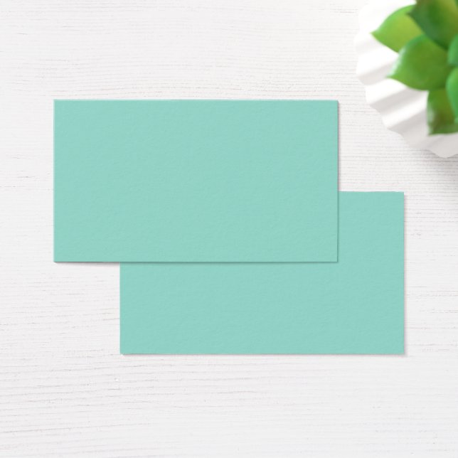 Robin's Egg Blue Profile Card (Desk)