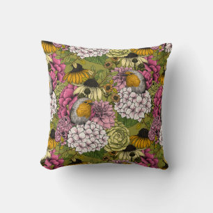 Robins in the garden 2 cushion