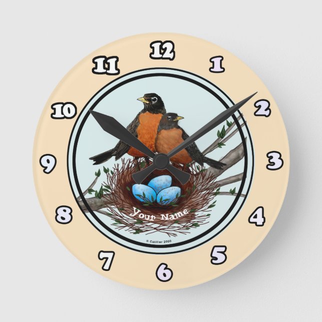 Robins Nest clock (Front)