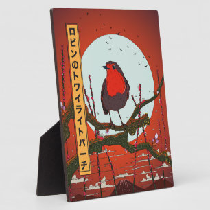 Robin's Twilight Perch Plaque