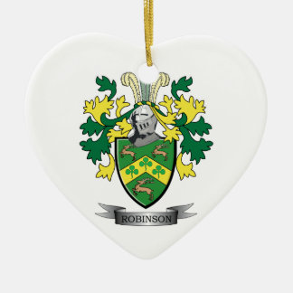 Robinson Coat of Arms Ceramic Ornament