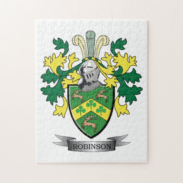 Robinson Coat of Arms Jigsaw Puzzle (Vertical)