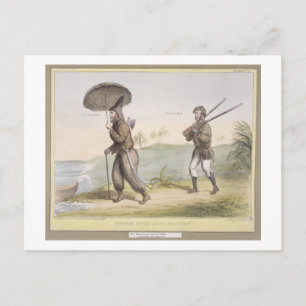 Robinson Crusoe and his Man Friday, (HB Sketches N Postcard