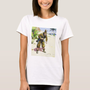Robinson Crusoe, from 'Peeps into the Past', publi T-Shirt