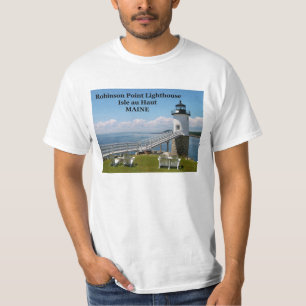 Robinson Point Lighthouse, Maine T-Shirt