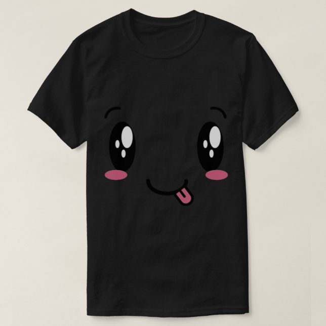 Roblox Cute Face   T-Shirt (Design Front)