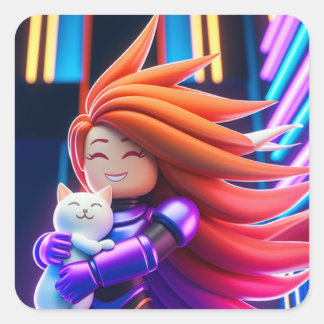 Roblox  T-Shirt Square Sticker