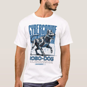 Robo Dog – Futuristic Cyber Canine T-Shirt