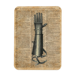 Robo Hand,Artifical Arm Dictionary Art Magnet