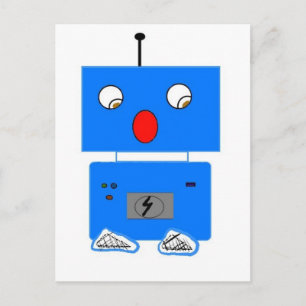 ROBO IN SHOCK POSTCARD